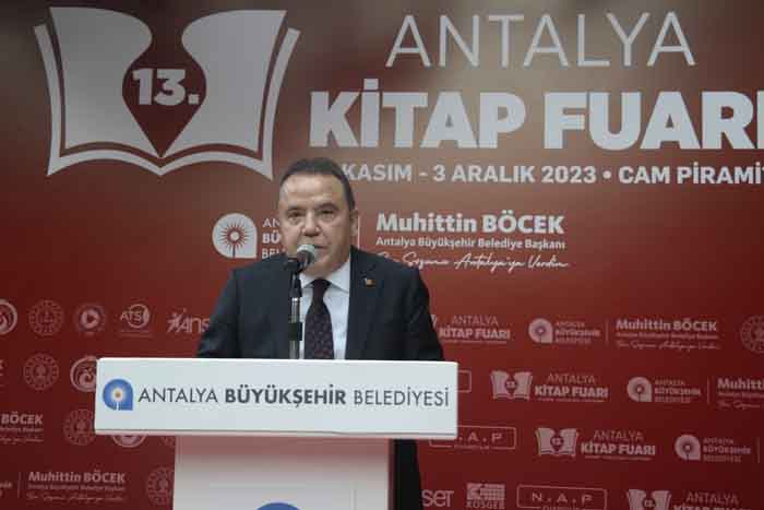 13. Antalya Kitap Fuarı Kapılarını Açtı