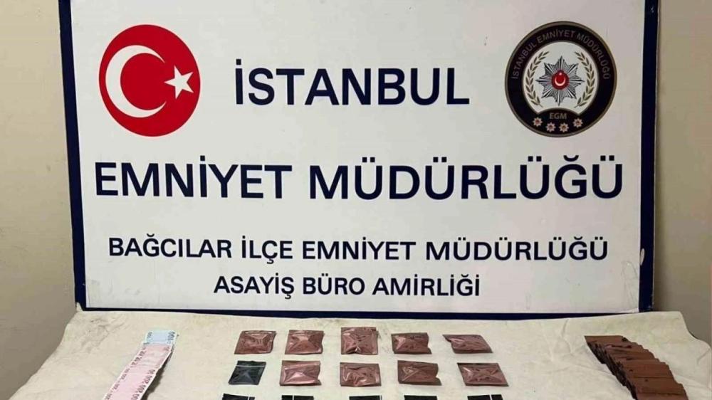 BAĞCILAR'DA TEKSTİL ATÖLTESİNE UYUŞTURUCU BASKINI