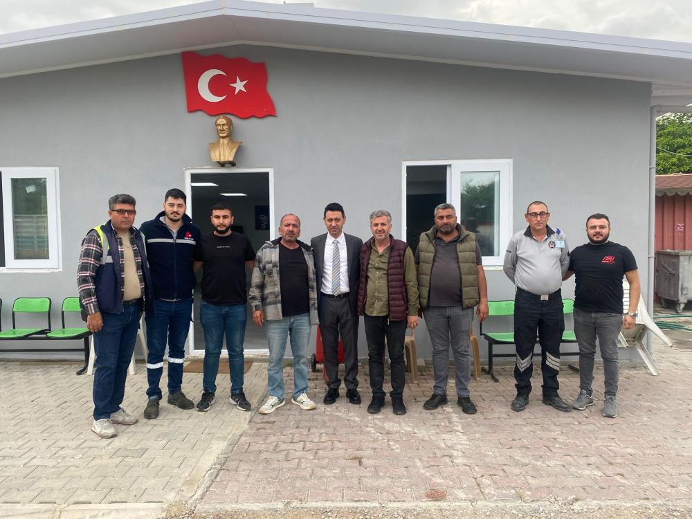 Başkan Önal, haftanın ilk mesaisine şantiyelerden başladı