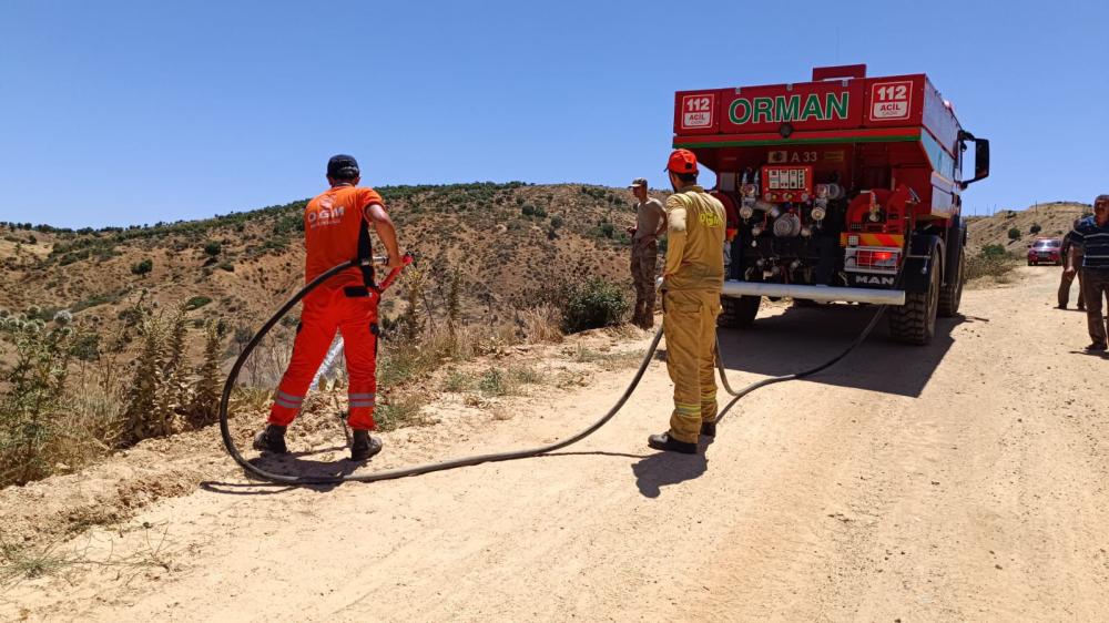 BİNGÖL'DE ÇIKAN ORMAN YANGINI SÖNDÜRÜLDÜ