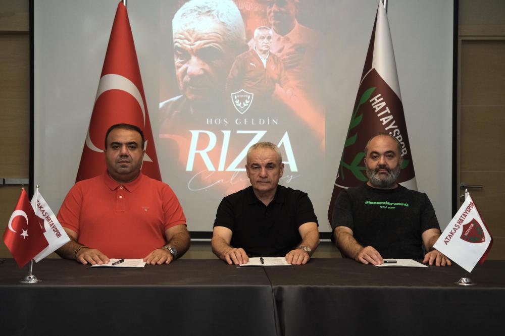 Rıza Çalımbay Hatayspor’un Yeni Teknik Direktörü Oldu