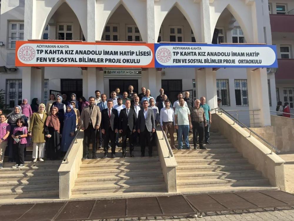 İL MİLLÎ EĞİTİM MÜDÜRÜ ALİ TOSUN\'DAN TP KAHTA KIZ İMAM HATİP LİSESİ’NE ZİYARET