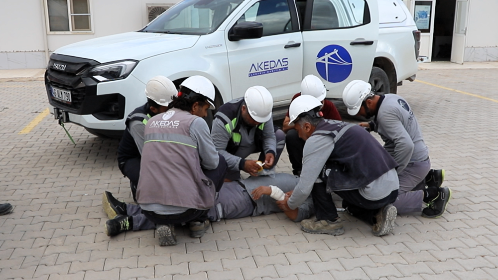 AKEDAŞ ELEKTRİK DAĞITIM A.Ş.’DEN YANGIN TATBİKATI
