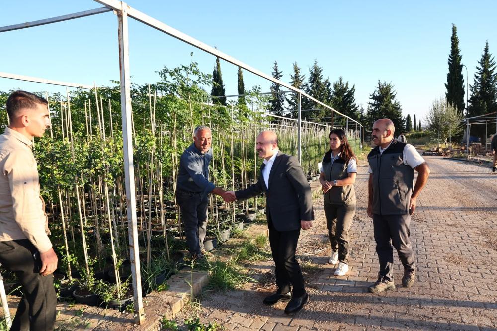 VALİ DR. OSMAN VAROL, HASANCIK ORMAN FİDANLIĞI’NDA İNCELEMELERDE BULUNDU