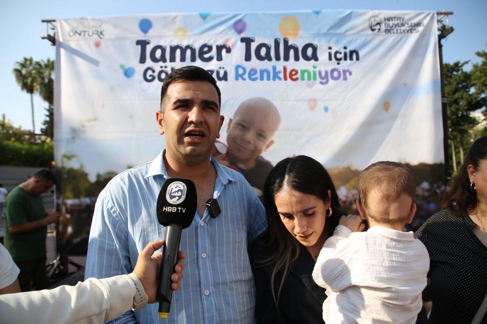 HBB, KANSERİ YENEN TAMER TALHA’YI YALNIZ BIRAKMADI  GÖKYÜZÜNE BIRAKILAN BALONLAR ÇOCUKLARA UMUT OLDU