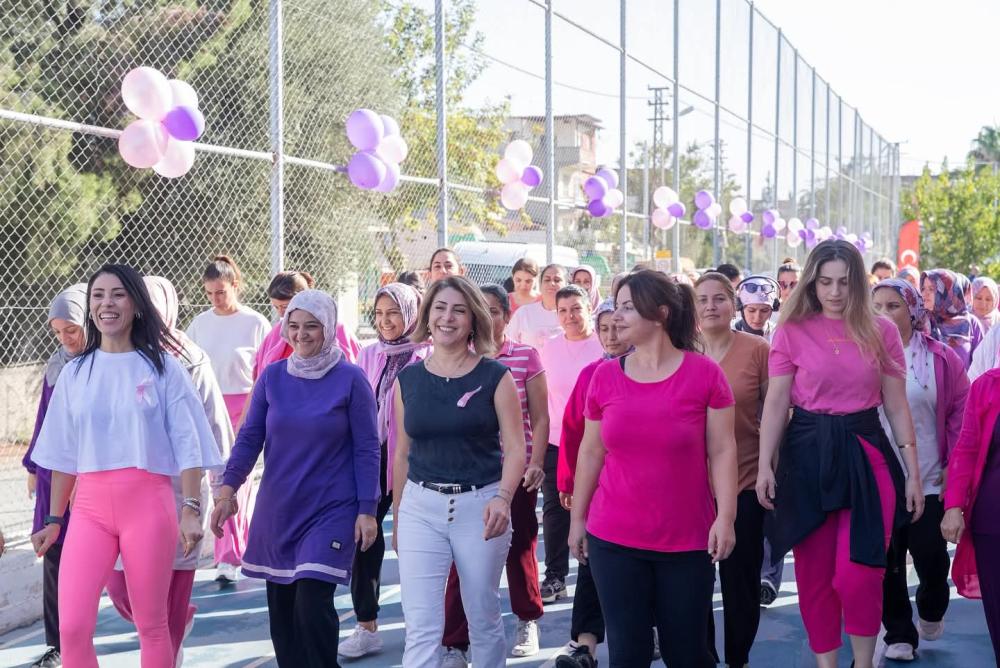 SEYHAN BELEDİYESİNDEN ERKEN TEŞHİS İÇİN FARKINDALIK YÜRÜYÜŞÜ