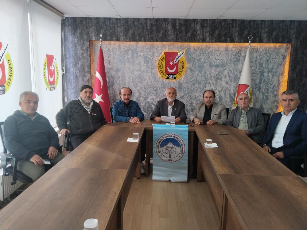 GÖNÜLLÜ KÜTÜR DERNEĞİ  AÇIKLADI  \