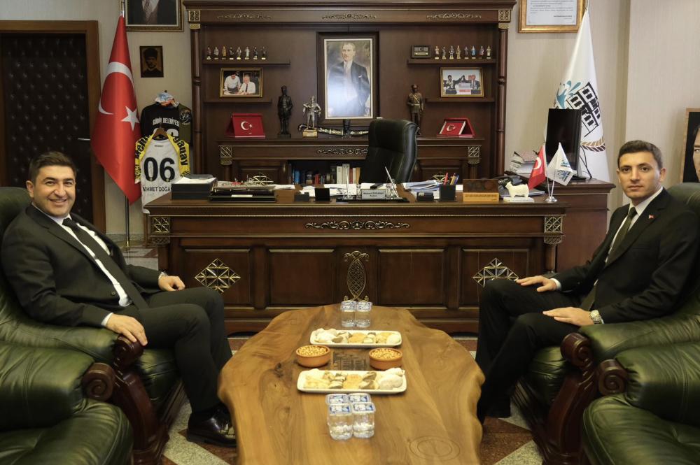 KAYMAKAM’DAN BELEDİYE BAŞKANINA ZİYARET: