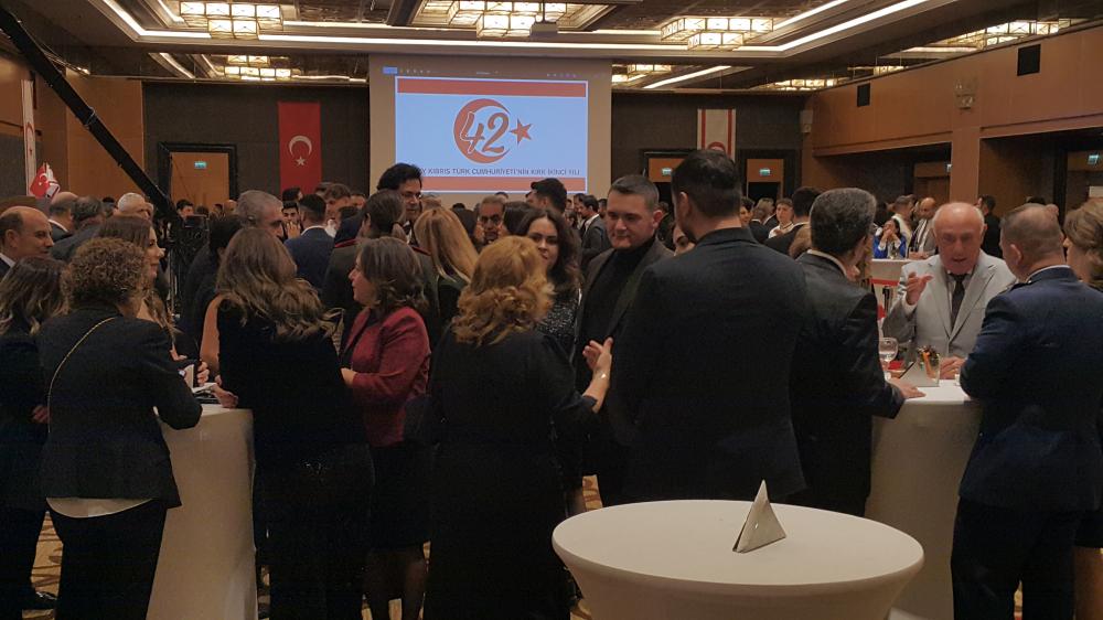 KUZEY KIBRIS TÜRK CUMHURİYETİ KURULUŞ YILDÖNÜMÜ ANKARA\'DA DÜZENLENEN RESEPSİYONLA KUTLANDI