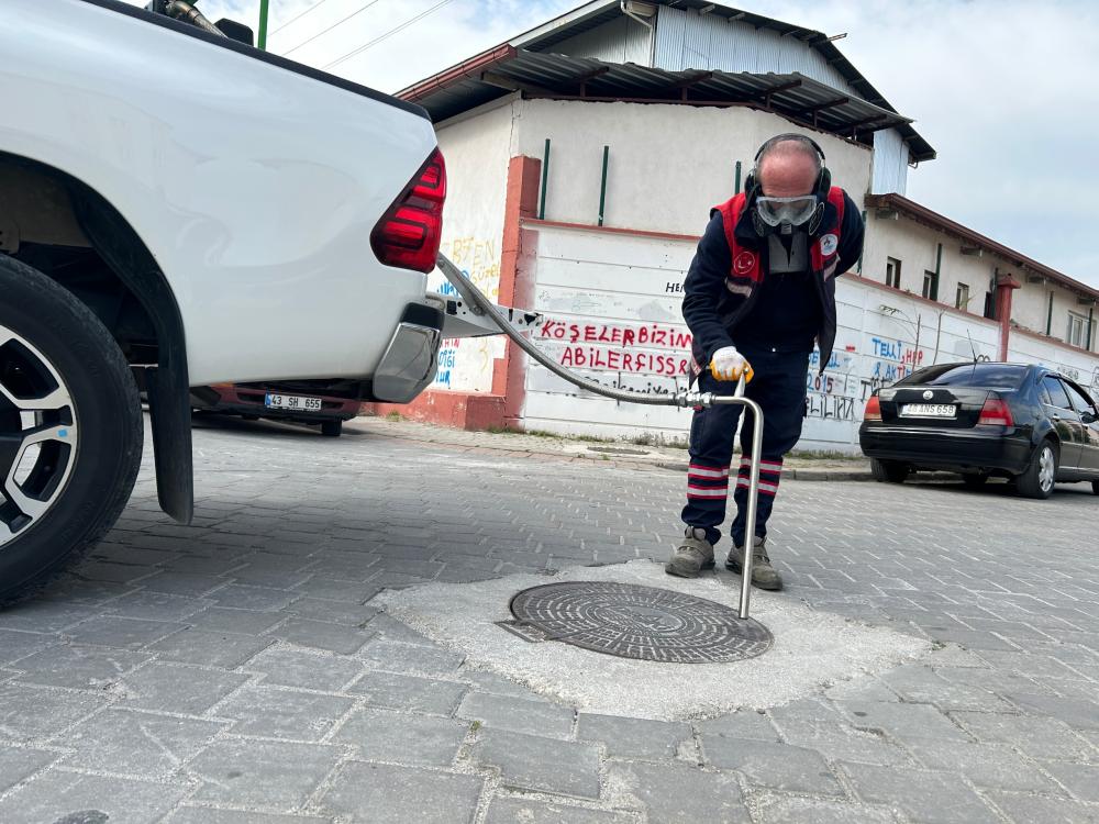 PAMUKKALE BELEDİYESİ KIŞ AYLARINDA VEKTÖR MÜCADELESİNE DEVAM EDİYOR
