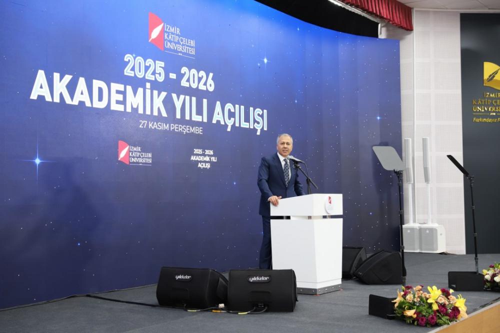 BAKAN YERLİKAYA, İKÇÜ 2025–2026 AKADEMİK YILI AÇILIŞINA KATILDI