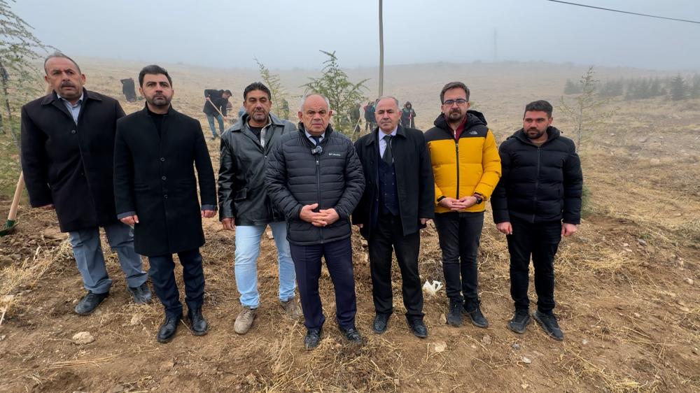 BÜYÜKŞEHİR, AĞAÇLANDIRMA ÇALIŞMALARINA 1200 FİDANLA YAHYALI’DA DEVAM ETTİ