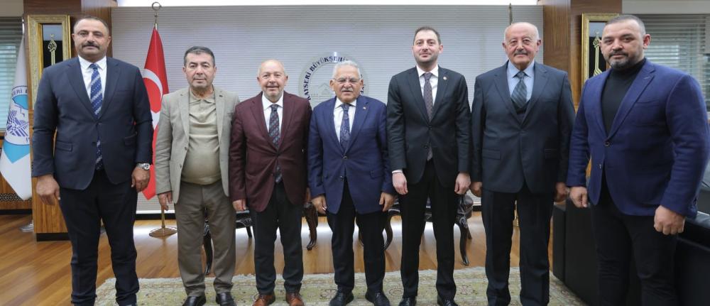 BAŞKAN BÜYÜKKILIÇ’A MHP KAYSERİ HEYETİNDEN ZİYARET