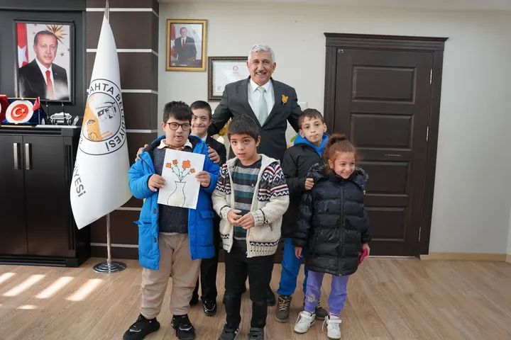 Kahta Özel Eğitim Okulu’ndan Başkan Hallaç’a Ziyaret