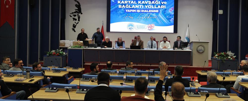 BÜYÜKŞEHİR’İN KARTAL KAVŞAĞI VE BAĞLANTI YOLLARI PROJESİ’NDE YAPIM İHALESİ GERÇEKLEŞTİRİLDİ