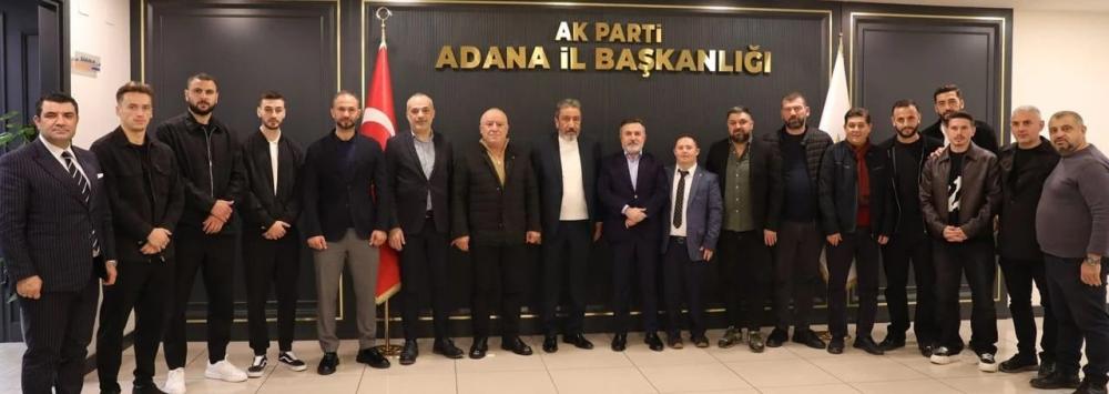 Adana 01 FK’dan AK Parti İl Başkanı Tamer Dağlı’ya Ziyaret