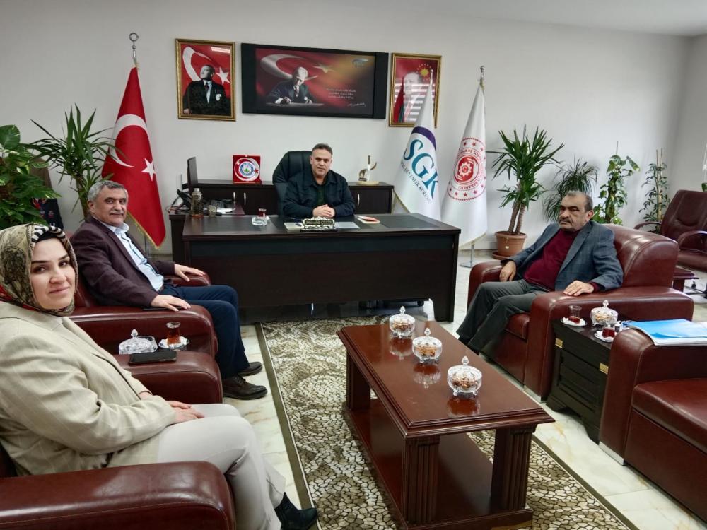 AGC’DEN SGK İL MÜDÜRLÜĞÜ’NE ZİYARET