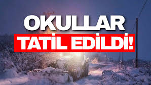 ADIYAMAN’DA EĞİTİME KAR ENGELİ: OKULLAR 2 OCAK’TA TATİL