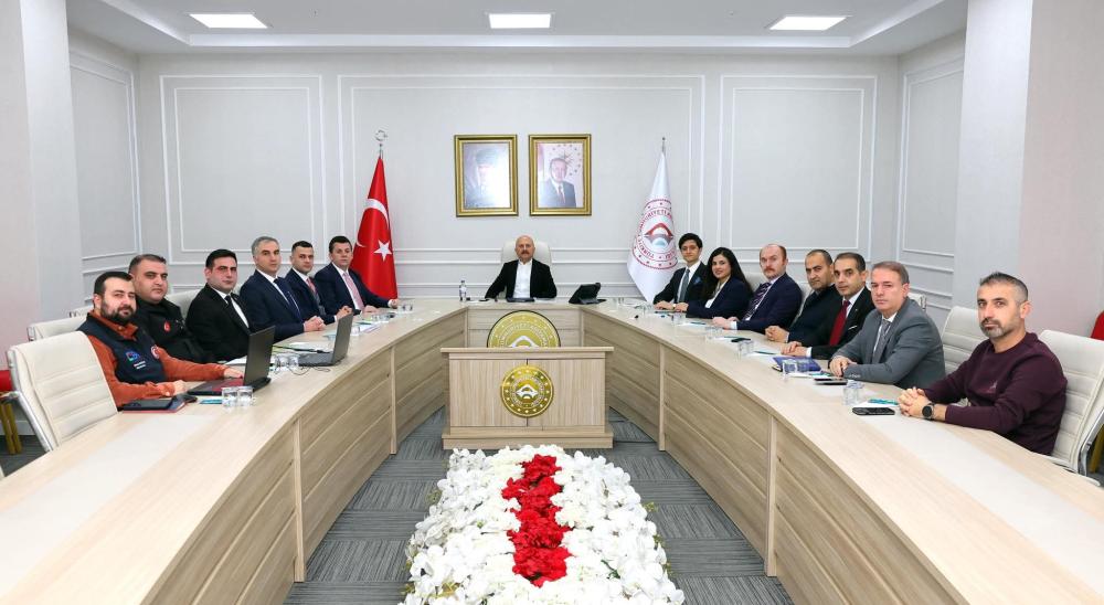 ADIYAMAN’DA HAFTALIK KOORDİNASYON TOPLANTISI GERÇEKLEŞTİRİLDİ