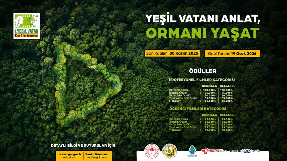 YEŞİL VATAN KISA FİLM YARIŞMASI’NDA FİNALİSTLER BELLİ OLDU