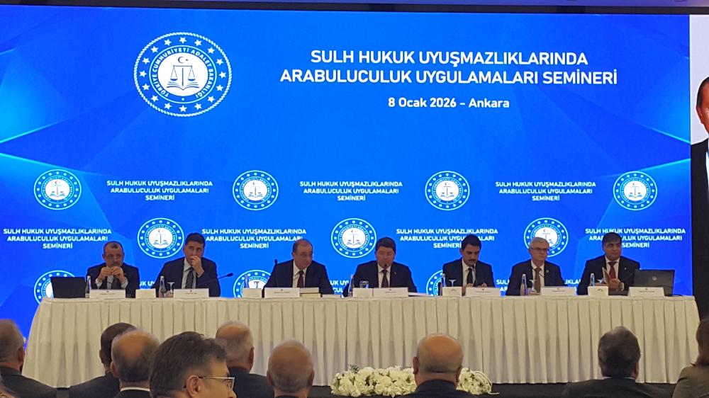 SULH HUKUK UYUŞMAZLIKLARINDA ARABULUCULUK UYGULAMALARI SEMİNERİ GERÇEKLEŞTİRİLDİ