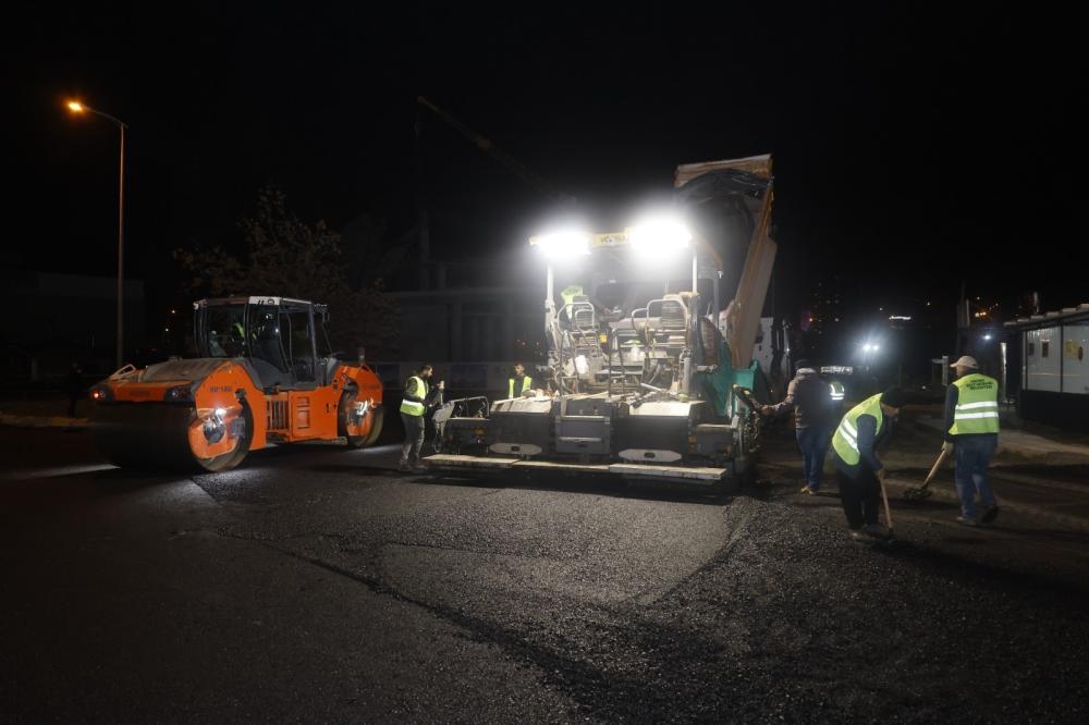 HBB’DEN ŞÜKRÜ BALCI CADDESİ’NE ASFALTLAMA ÇALIŞMASI