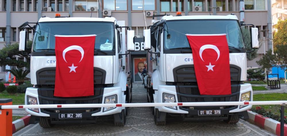 CEYHAN BELEDİYESİ ARAÇ FİLOSUNU GÜÇLENDİRMEYE DEVAM EDİYOR