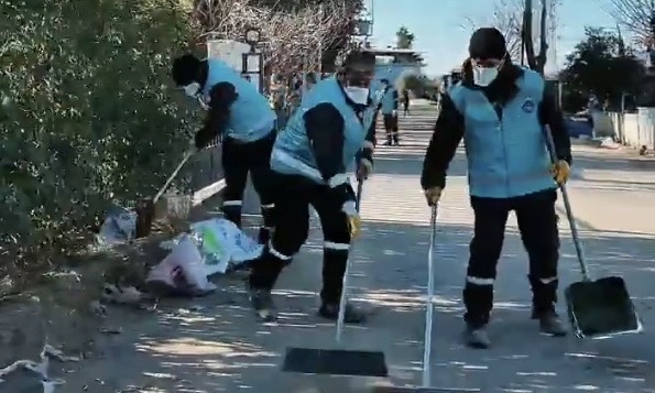 MAHALLELERDE TEMİZLİK ÇALIŞMALARI DEVAM EDİYOR