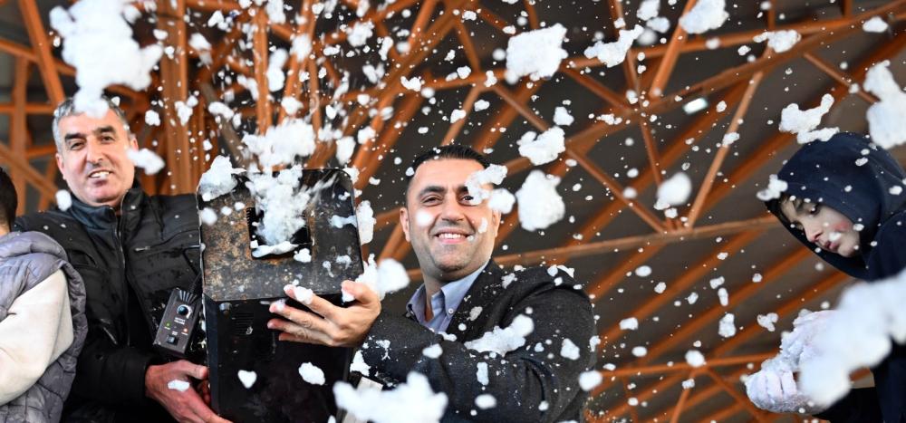 KOZAY, ÇOCUKLAR İÇİN TOROSLARDAN KAR GETİRTTİ