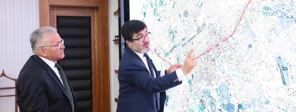 BAŞKAN BÜYÜKKILIÇ, ALTYAPI YATIRIMLARI GENEL MÜDÜRÜ EYİGÜN’Ü AĞIRLADI