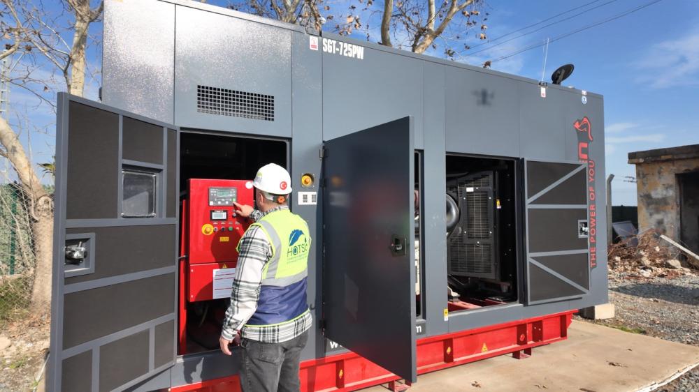 ELEKTRİK KESİNTİLERİNE KARŞI SU TESİSLERİNE JENERATÖR TAKVİYESİ