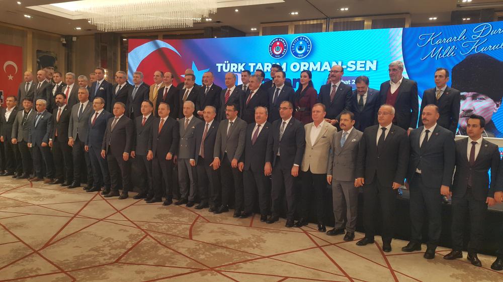 TÜRK TARIM ORMAN-SEN GENEL BAŞKANI YENİDEN AHMET DEMİRCİ OLDU 