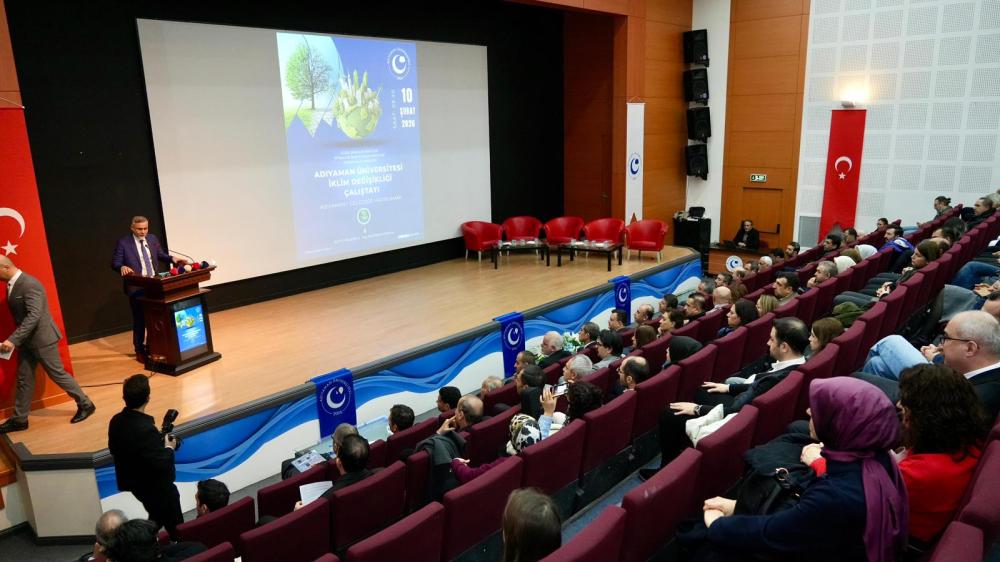 “Adıyaman’ı Geleceğe Hazırlamak” Temalı İklim Değişikliği Çalıştayı Düzenlendi