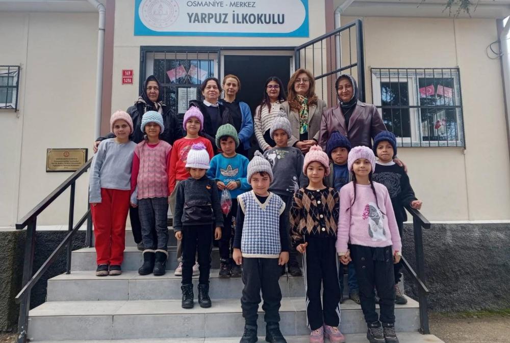 ÇOCUKLAR ÜŞÜMESİN PROJESİ OSMANİYE YARPUZ’DA YÜREKLERİ ISITTI