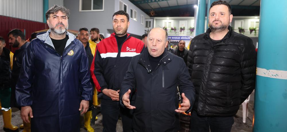 Yüreğir’de şiddetli yağışa anında müdahale