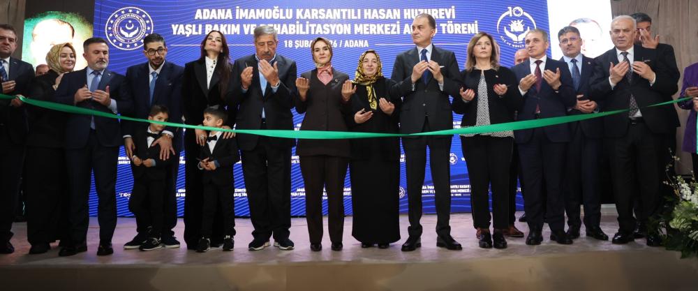 İmamoğlu Karsantılı Hasan Huzurevi Yaşlı Bakım ve Rehabilitasyon Merkezi Açıldı