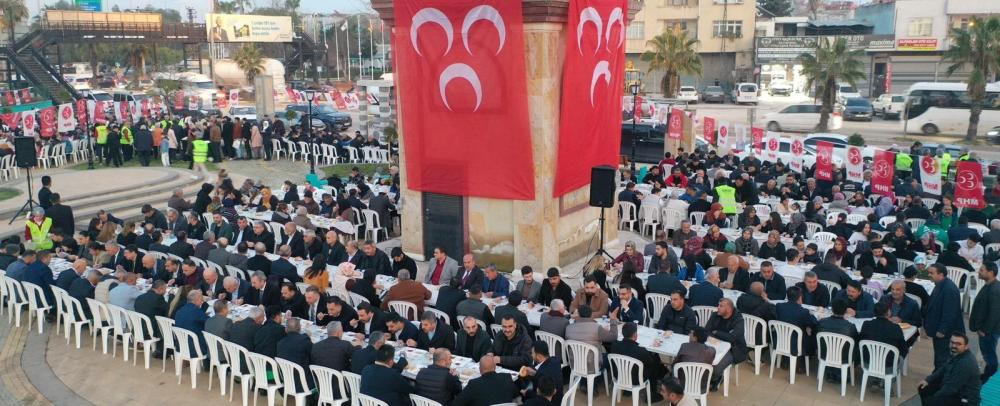 MİLLİYETÇİ HAREKET PARTİSİ (MHP) SARIÇAM’DAN MUHTEŞEM İFTAR PROGRAMI