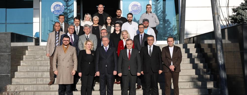 TBMM Milli Savunma Komisyonu Başkanı Akar ERÜ’yü Ziyaret Etti