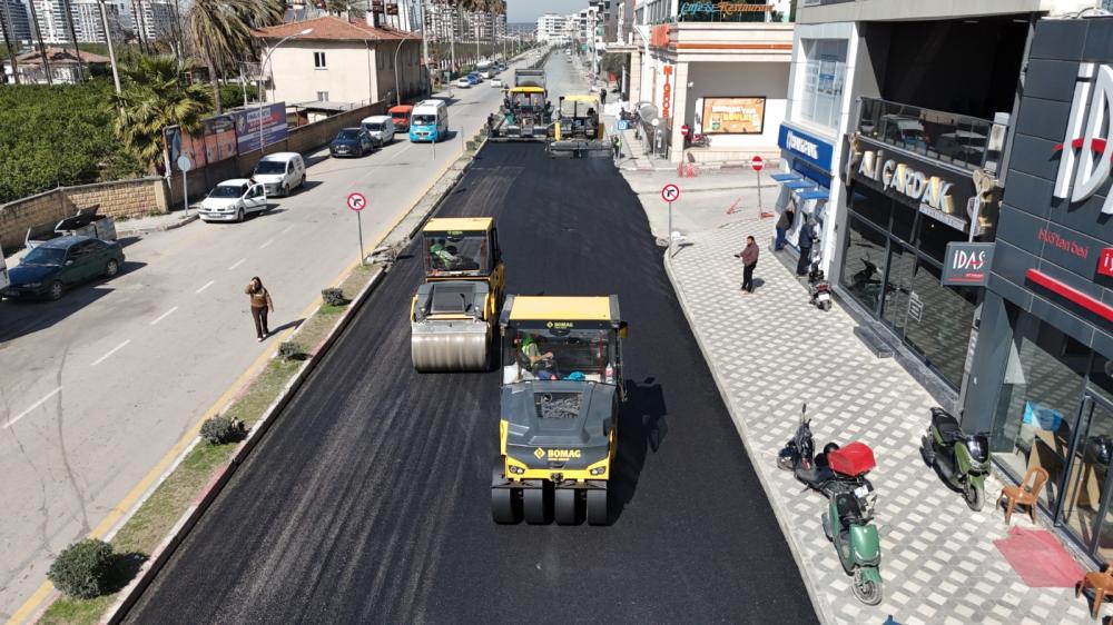 DÖRTYOL’DA ÖNEMLİ BETON ASFALT ATAĞI BAŞLADI