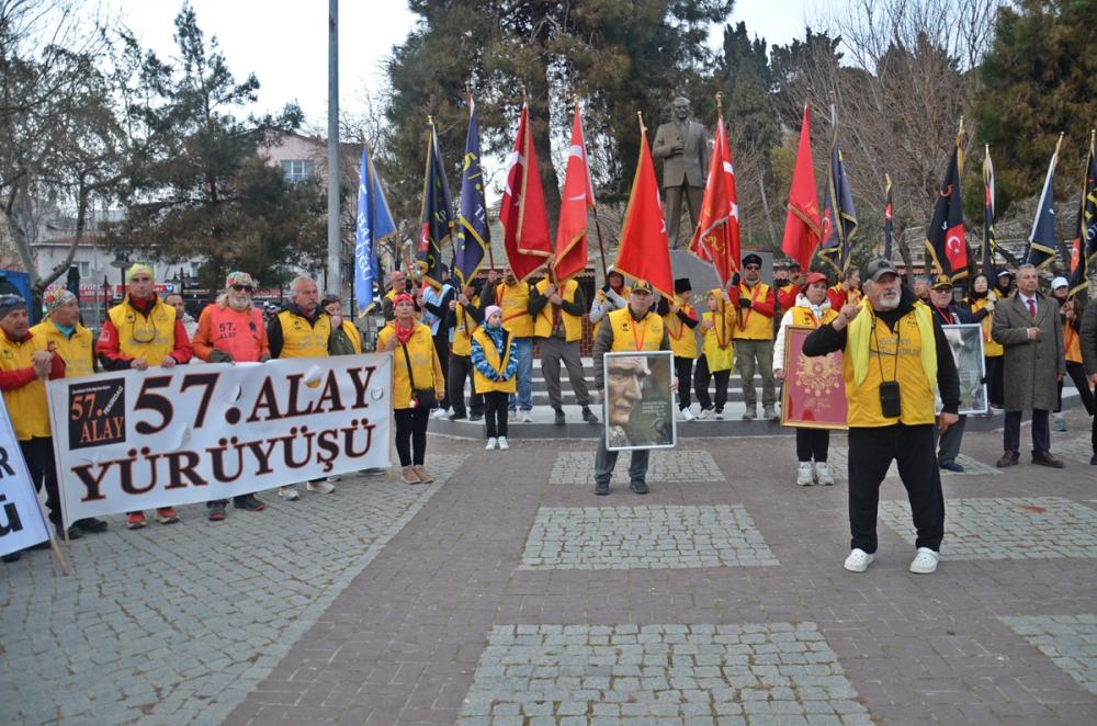57. ALAY 16’CI YILINDA  BU KEZ BAYRAK YÜRÜYÜŞÜYLE GELİBOLU’DA…