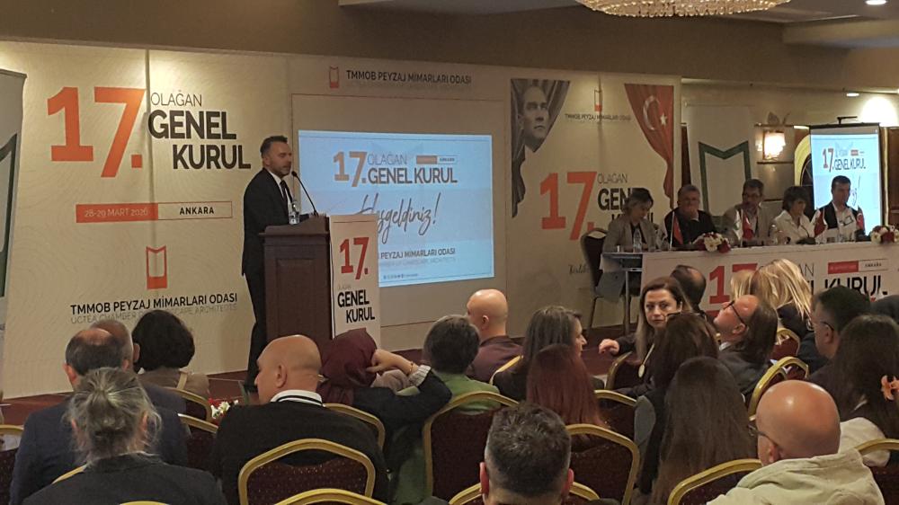 TMMOB PEYZAJ MİMARLAR ODASI'NDA BAYRAK DEĞİŞİMİ; YENİ BAŞKAN ÖZAY YERLİKAYA