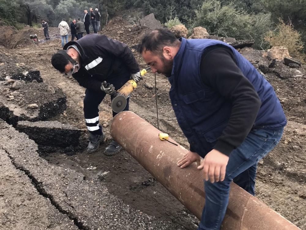 PAYAS’TA İÇME SUYU HATTI HIZLA ONARILDI