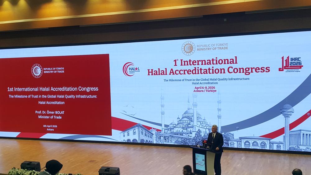 1NCİ ULUSLARARASI HELAL AKREDİTASYON KONGRESİ ANKARA'DA BAŞLADI