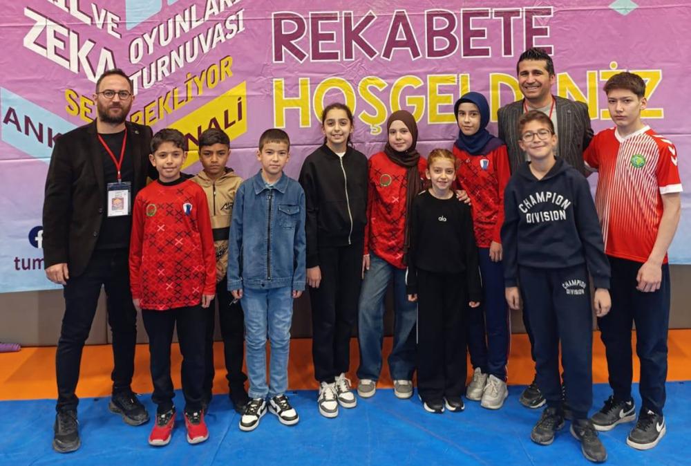 Akıl ve Zeka Oyunları turnuvasında Beypazarı’lı öğrenciler derece yaptı.