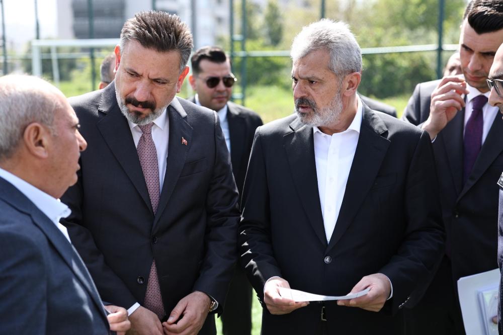 BAŞKAN ÖNTÜRK ARSUZ’DA DEV YATIRIMLARI YERİNDE İNCELEDİ