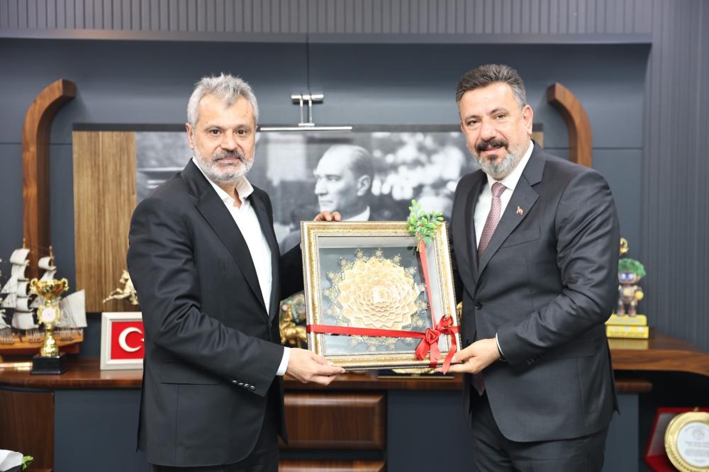 HBB BAŞKANI ÖNTÜRK’TEN BAŞKAN ÜSTÜN’E ZİYARET