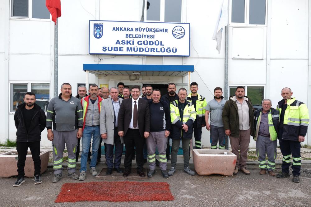 Güdül belediye başkanı Doğanay’dan ASKİ şube müdürlüğü ziyareti