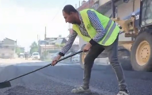 ANTAKYA BELEDİYESİ: YOL ÇALIŞMALARI ARALIKSIZ SÜRÜYOR