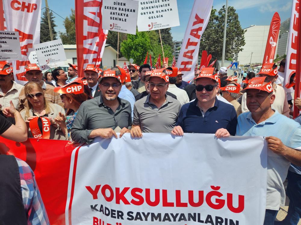 CHP HATAY İL ÖRGÜTÜNDEN COŞKULU KUTLAMADA BİRLİK VE DAYANIŞMA MESAJI VERİLDİ