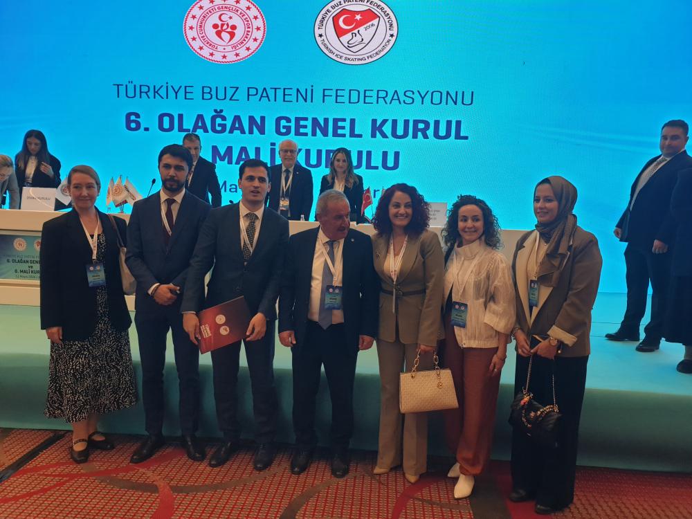 TÜRKİYE  BUZ PATENİ FEDERASYONU YENİ BAŞKANI RECEP ALİ ER OLDU
